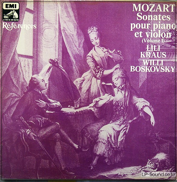 MOZART SONATAS VOL.1LILI KRAUS BOSKOVSKY  4 LP BOX  VOL.1