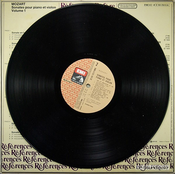 MOZART SONATAS VOL.1LILI KRAUS BOSKOVSKY  4 LP BOX  VOL.1