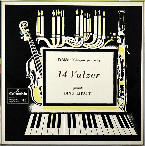 DINU LIPATTI 14 VALZER FREDERIC CHOPIN QCX 156