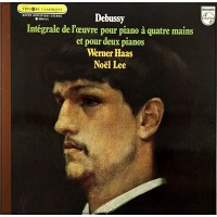 DEBUSSY - COMPLETE 4 HANDS PIANO WORKS - LEE / HAAS - 1971 