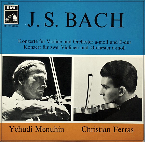 BACH VIOLIN CONCERTO MENUHIN FERRAS  979 001
