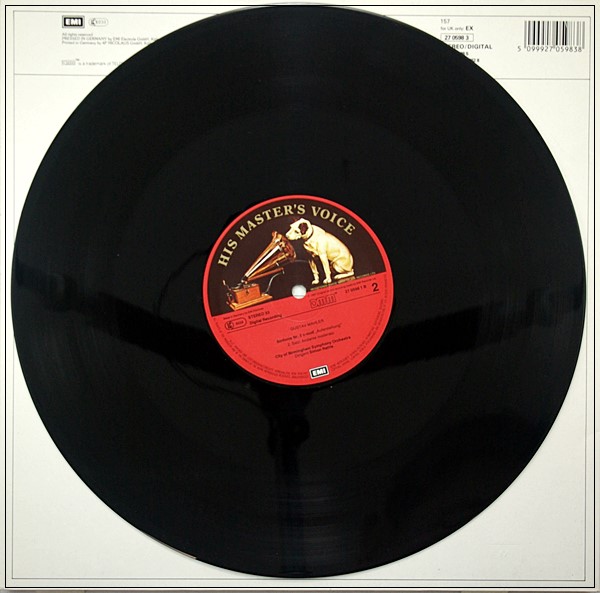 MAHLER SYMPHONY No.2 SIMON RATTLE 1987 HMV EX 27 0598 3