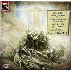 MAHLER SYMPHONY No.2 SIMON RATTLE 1987 HMV EX 27 0598 3
