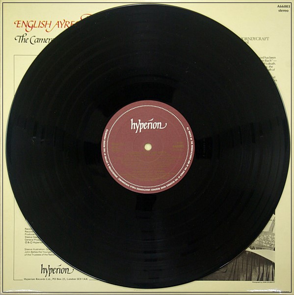 ENGLISH AYRES AND DUETS - THE CAMERATA OF LONDON - HYPERION A66003