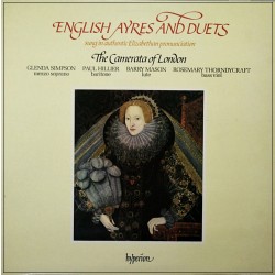 ENGLISH AYRES AND DUETS - THE CAMERATA OF LONDON - HYPERION A66003