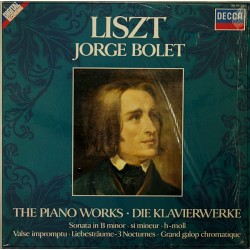 LISZT*, JORGE BOLET - THE PIANO WORKS • DIE KLAVIERWERKE  DECCA 410 115-1