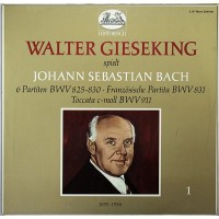 BACH WELL TEMPERED KLAVIER WALTER GIESEKING ORIG HELIODOR 2LP