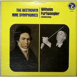 BEETHOVEN FURTWANGLER THE 9 SYMPHONIES OLYMPIC RECORDS 8120/7 BOX 7 LP