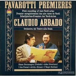 PAVAROTTI PREMIERES, CLAUDIO ABBADO - LP 1980