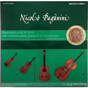 PAGANINI QUARTETTO4 QUARTETS FOR GUITAR & STRINGS - DYNAMIC DS 4017/18 (2LP)