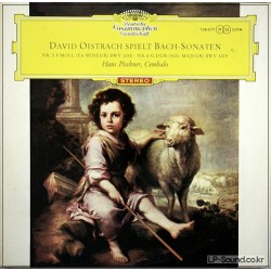 BACH VIOLIN SONATAS NO.5 & 6 DAVID OISTRACH RED STEREO SLPM 138 677