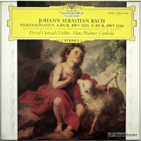 BACH SONATEN DAVID OISTRACH OISTRAKH HANS PISCHNER DGG STEREO SLPM 138 989 TULIP