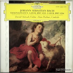 BACH SONATEN DAVID OISTRACH OISTRAKH HANS PISCHNER DGG STEREO SLPM 138 989 TULIP