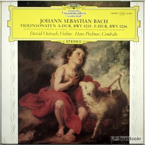 BACH SONATEN DAVID OISTRACH OISTRAKH HANS PISCHNER DGG STEREO SLPM 138 989 TULIP