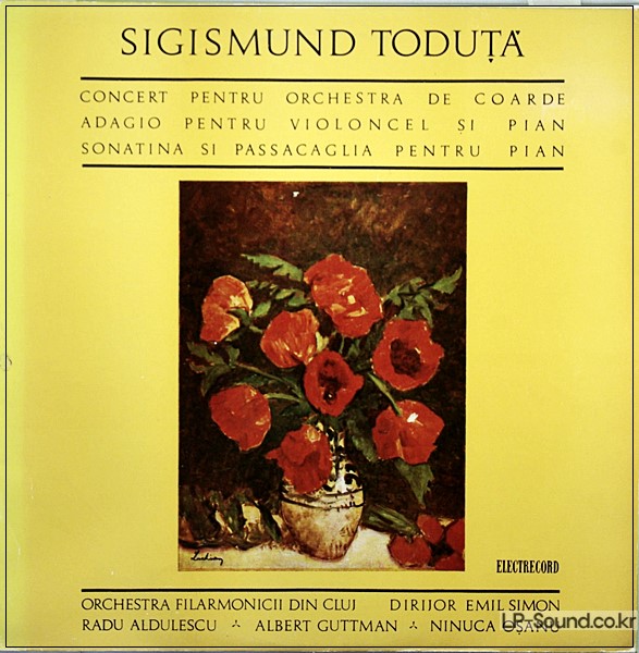 SIGISMUND TODUTA ADAGIO   SONATA PASSACAGLIA  ECE 0387