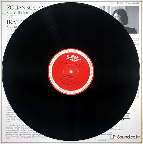 CHRISTIAN HOCKS CELLO RECITAL KODALY BRIDGE M JONES NIMBUS