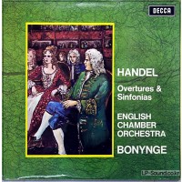 HANDEL OVERTURES  BONYNGE & SINFONIAS / DECCA SXL 6360