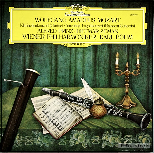 MOZART - CLARINET & BASSOON CONCERTOS PRINZ / ZEMAN  DG 2530 411