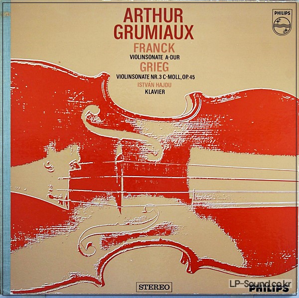 FRANCK GRIEG VIOLIN SON. GRUMIAUX  PHILIPS  835 342 LY  SIGN