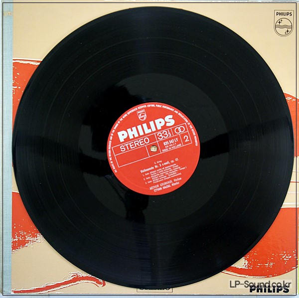 FRANCK GRIEG VIOLIN SON. GRUMIAUX  PHILIPS  835 342 LY  SIGN