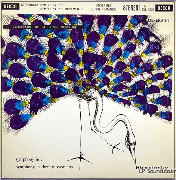 STRAVINSKY ANSERMET SYMPHONY IN C MAJOR  SXL 2237