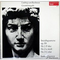 BEETHOVEN, SUSKE-QUARTETT OP.59 NO.01/2/3 ETERNA 8 25 996-7