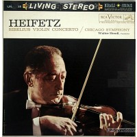 SIBELIUS VIOLIN CONCERTO LP JASCHA HEIFETZ  LSC-2435