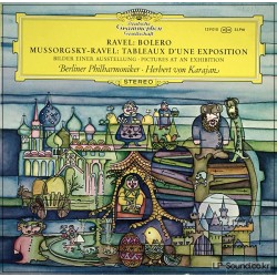 RAVEL BOLERO MUSSORGSKY PICTURES EXHIBITION  KARAJAN  DGG 139 010 SLPM