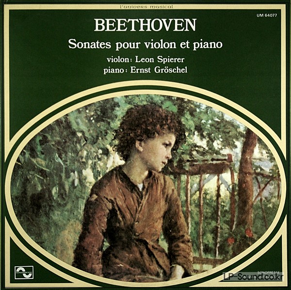 BEETHOVEN*,LEON SPIERER,ERNST GRöSCHEL–SONATES POUR VIOLON ET PIANO