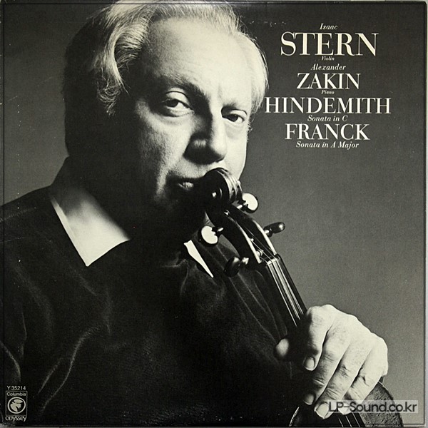 STERN, ZAKIN ‎– HINDEMITH SONATA IN C & FRANCK SONATA IN A MAJOR CBS