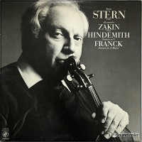 STERN, ZAKIN ‎– HINDEMITH SONATA IN C & FRANCK SONATA IN A MAJOR CBS