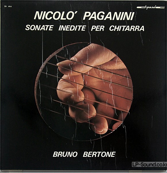 PAGANINI SONATE INEDITE PER CHITARRA LP DYNAMIC BERTONE