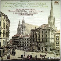 MOZART CLARINET CONCERTO ETC / JOHNSON / BENNETT / ELLIS / LEPPARD / ECO DCA 532