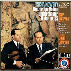 TCHAIKOVSKY VIOLIN CONCERTO I. & D. OISTRAKH EURODISC 76 619 IK   R327