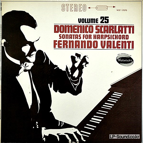 SCARLATTI, VALENTI SONATAS FOR HARPSICHORD  WESTMINSTER WST-17070
