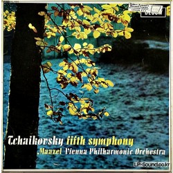 TCHAIKOVSKY SYMPHONY NO. 5 LP MAAZEL  SXL 6085