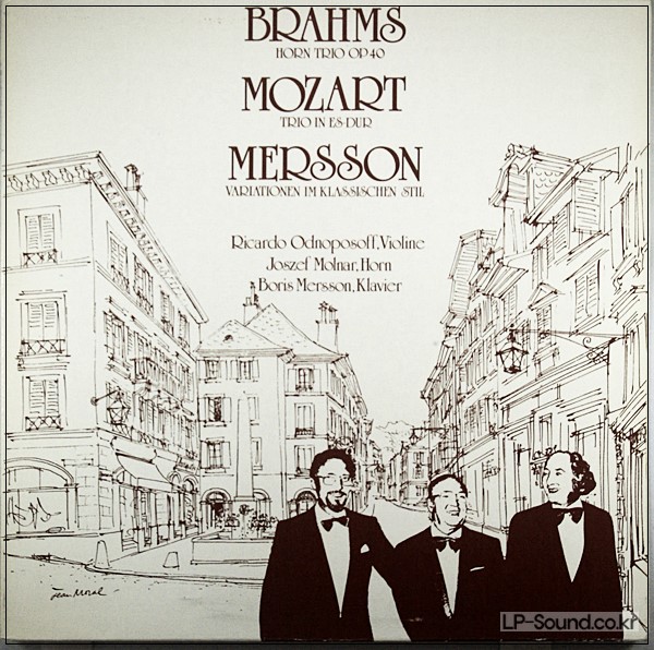 BRAHMS MOZART MERSSON  TRIO PRELUDIO PH 822