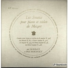 MOZART VIOLIN SONATA COLLECTION DES DISCOPHILES FRANCAIS BOSKOVSKY/KRAUS DF 123-124