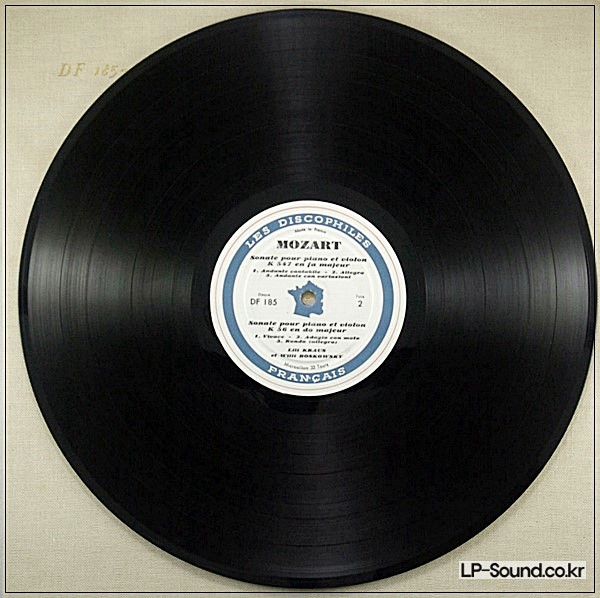 MOZART VIOLIN SONATA COLLECTION DES DISCOPHILES FRANCAIS BOSKOVSKY/KRAUS DF 185-186