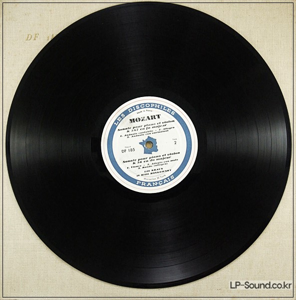 MOZART VIOLIN SONATA COLLECTION DES DISCOPHILES FRANCAIS BOSKOVSKY/KRAUS DF 185-186