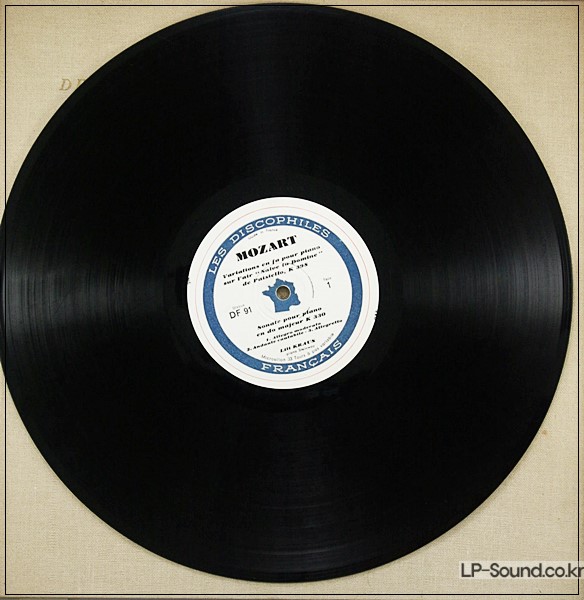 LILI KRAUS / MOZART / LES DISCOPHILES FRANCAIS DF 91