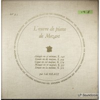 LILI KRAUS / MOZART / LES DISCOPHILES FRANCAIS DF 95