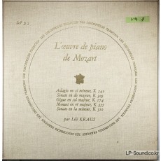 LILI KRAUS / MOZART / LES DISCOPHILES FRANCAIS DF 95