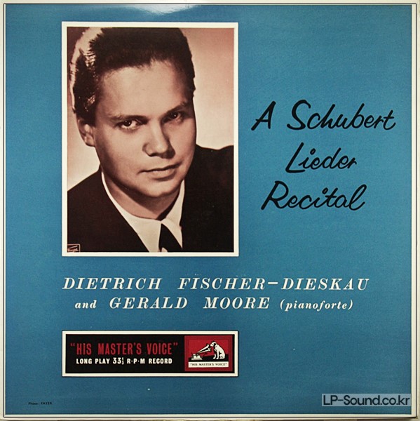 FISCHER-DIESKAU SCHUBERT RECITAL ALP 1295