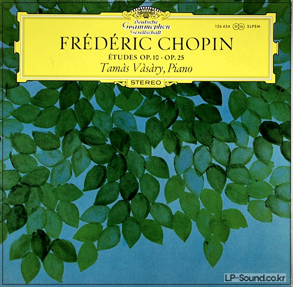 REDERIC CHOPIN, TAMAS VASARY* – ETUDES OP. 10 • OP25   SLPEM 136 454