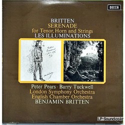 BRITTEN (W PEARS; TUCKWELL). BRITTEN (SERENADE OP. 31; ETC). DECCA SXL 6449.