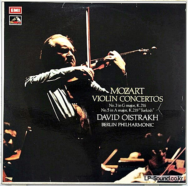 MOZART VIOLIN CONCERTO DAVID OISTRAKH HMV STEREO ASD 2988