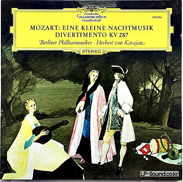 MOZART EINE KLEINE NACHTMUSIK, DIVERTIMENTO - DGG 139 004