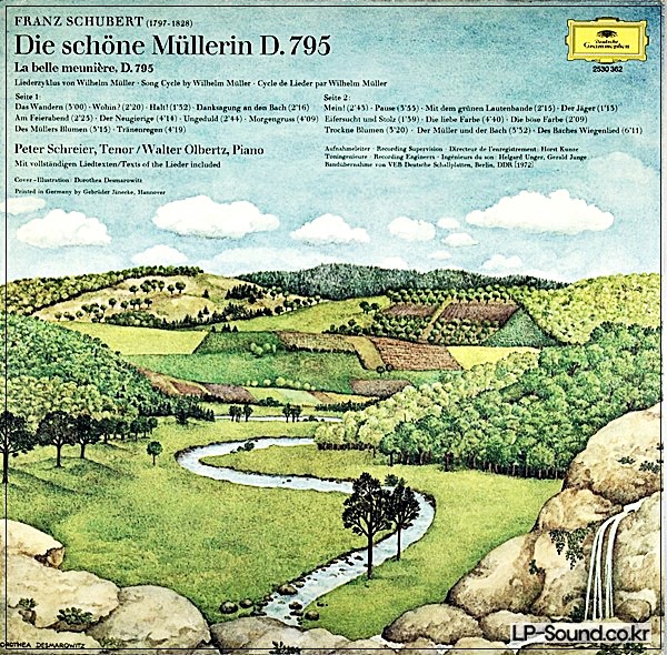 FRANZ SCHUBERT DIE SCHöNE MüLLERIN    PETER SCHREIER 2530 362