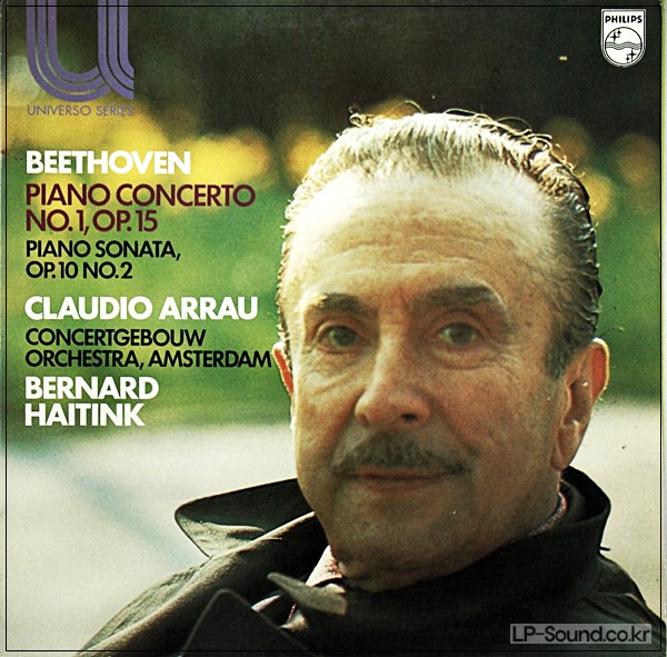 BEETHOVEN CONCERTO 1/SONATA 2 ARRAU  PHILPS 6580 122